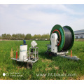 fertilizing and water hose reel irrigator